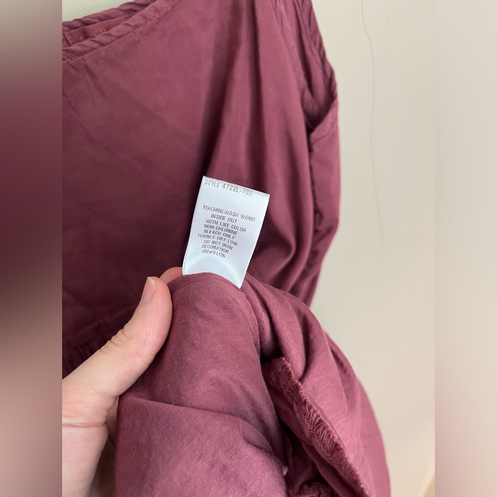 CP SHADES mauve cotton silk sundress - Picture 9 of 14